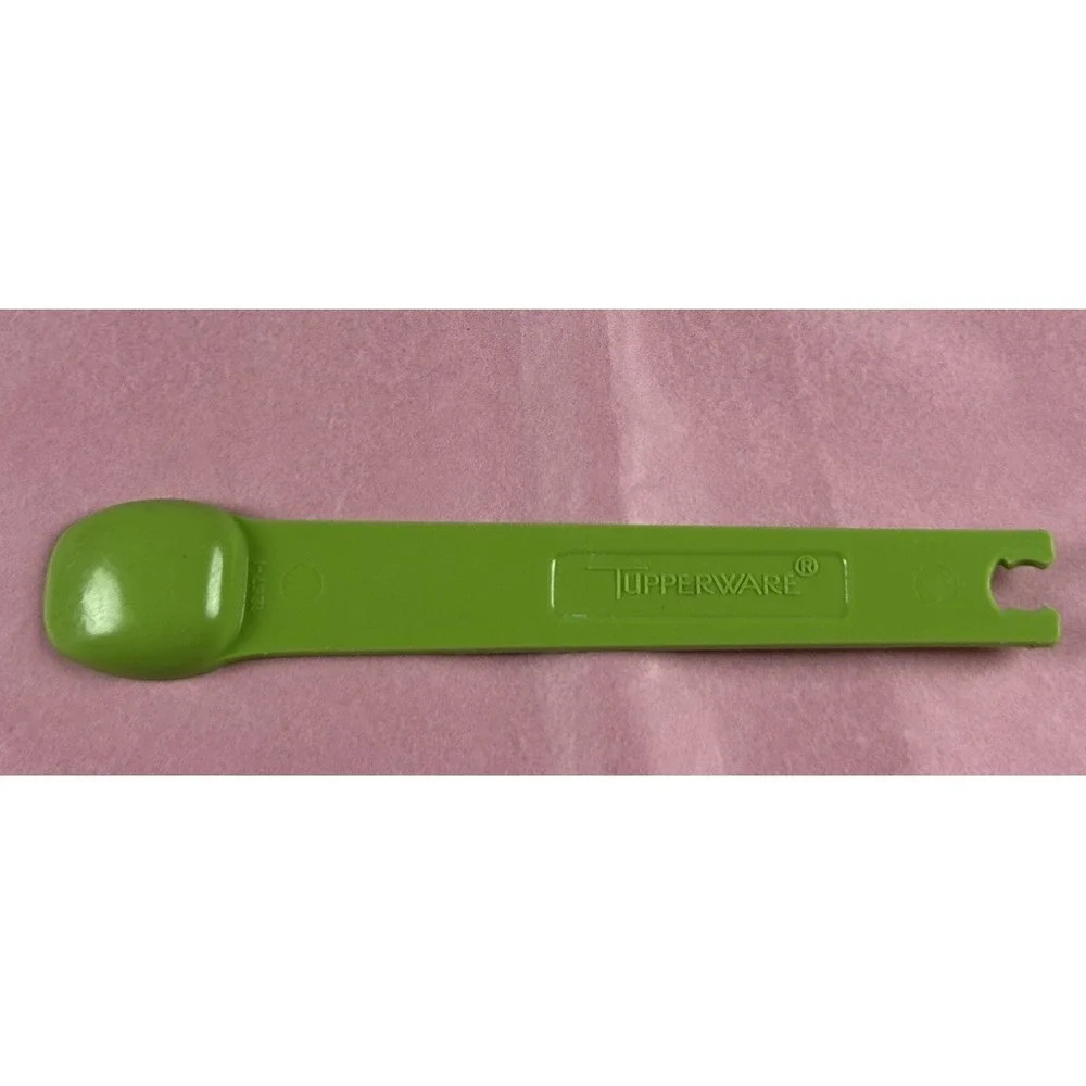 Vintage Tupperware Measuring Spoons Apple Green Replacement Refer To Descr EUC